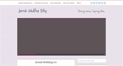 Desktop Screenshot of jewishwedding101.com